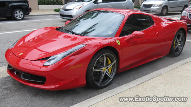 Ferrari 458 Italia spotted in Palm Beach, Florida