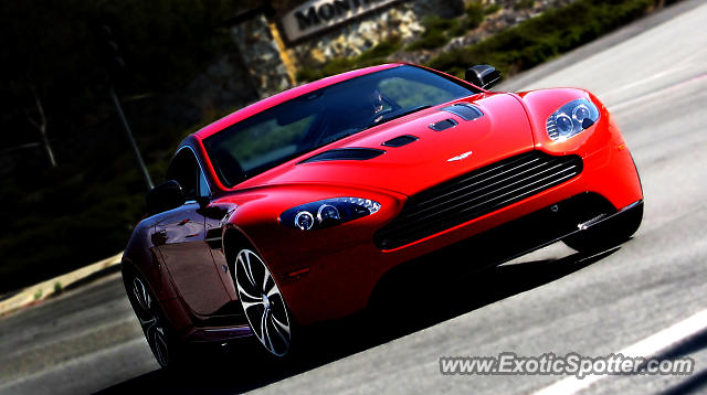 Aston Martin Vantage spotted in Monterey, California