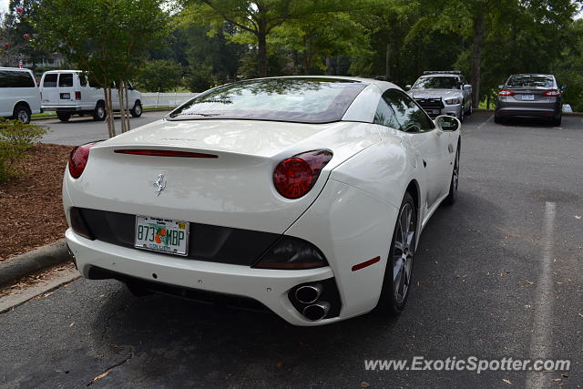 Ferrari California spotted in Davidson, North Carolina