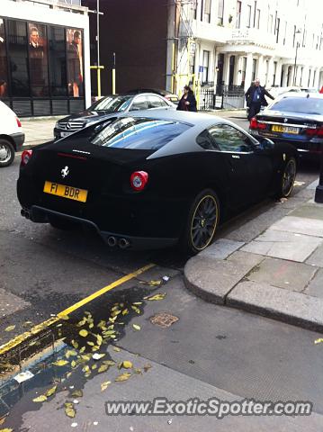 Ferrari 599GTB spotted in London, United Kingdom