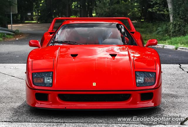Ferrari F40 spotted in A6, Germany