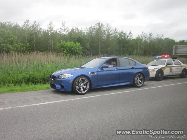 BMW M5 spotted in Napierville, Canada