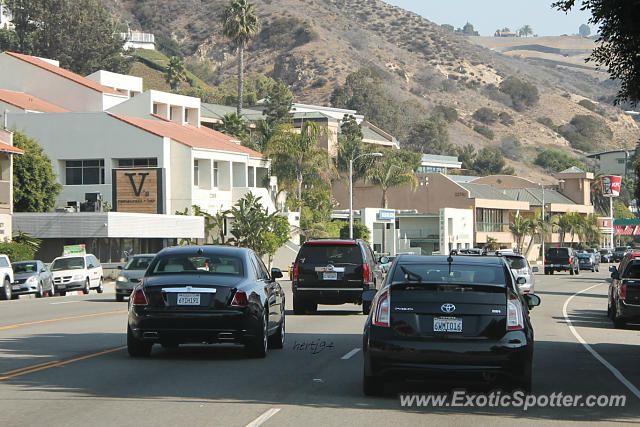 Rolls Royce Ghost spotted in Malibu, California