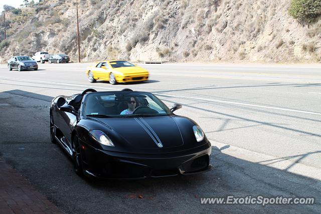 Ferrari F430 spotted in Malibu, California
