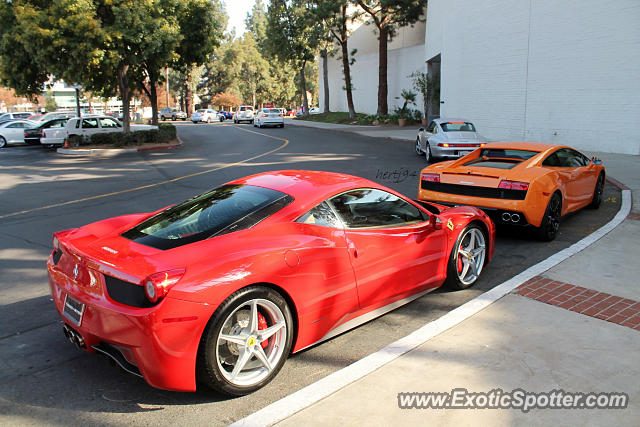 Ferrari 458 Italia spotted in Woodland Hills, California