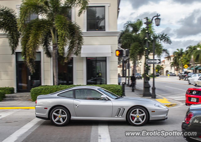 Ferrari 575M spotted in Palm Beach, Florida