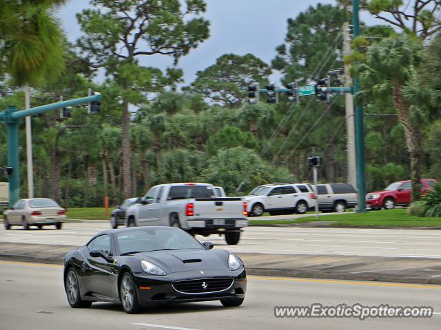 Ferrari California spotted in Palm Beach, Florida
