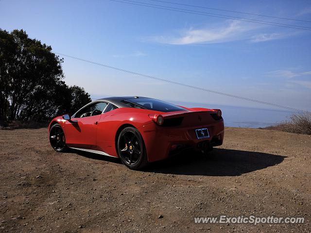 Ferrari 458 Italia spotted in Los Angeles, California