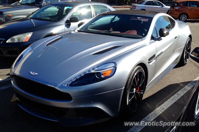 Aston Martin Vanquish spotted in San Diego, California