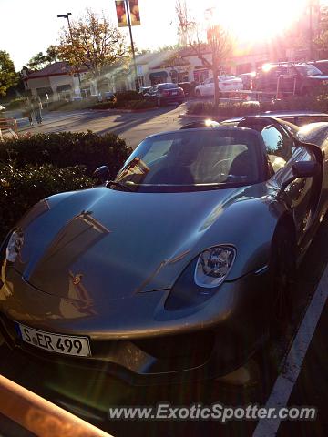 Porsche 918 Spyder spotted in San Diego, California