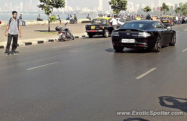 Aston Martin Rapide spotted in Mumbai, India