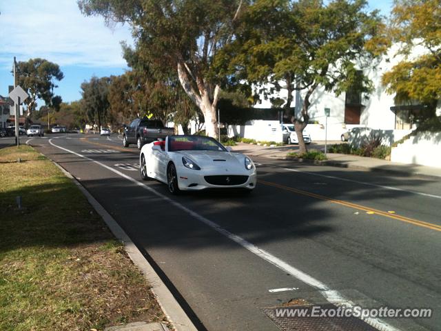 Ferrari California spotted in Montecito, California