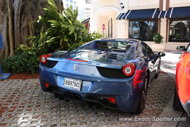 Ferrari 458 Italia spotted in West Palm Beach, Florida