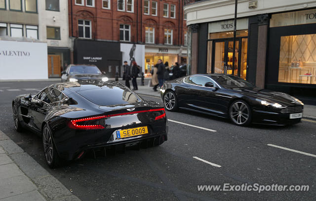 Aston Martin One-77 spotted in London, United Kingdom