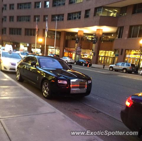 Rolls Royce Ghost spotted in Boston, Massachusetts