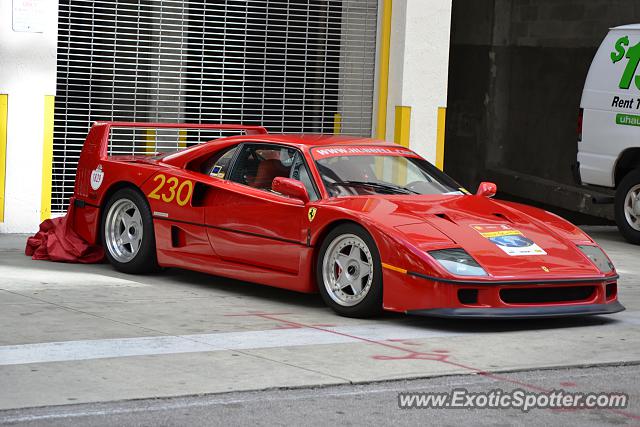 Ferrari F40 spotted in Miami, Florida