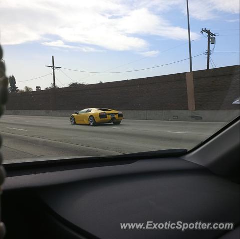 Lamborghini Murcielago spotted in 405-South, California