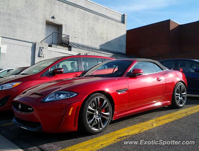 Jaguar XKR-S spotted in Washington DC, Virginia