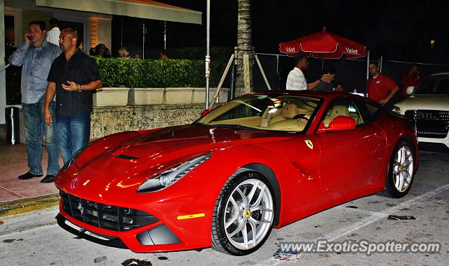 Ferrari F12 spotted in Miami, Florida