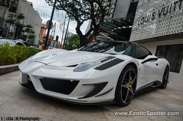 Ferrari 458 Italia spotted in Kuala Lumpur, Malaysia