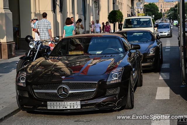 Mercedes SLS AMG spotted in Munich, Germany