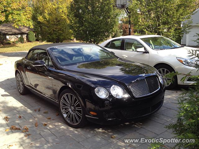 Bentley Continental spotted in Harrington park, New Jersey