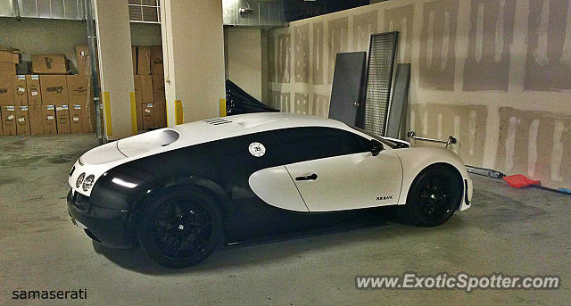 Bugatti Veyron spotted in Manhattan, New York