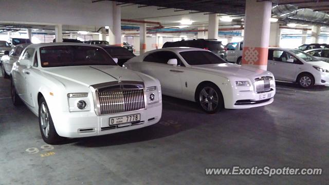 Rolls Royce Wraith spotted in Dubai, United Arab Emirates