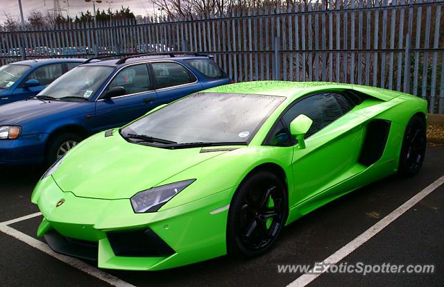 Lamborghini Aventador spotted in Hassocks, United Kingdom