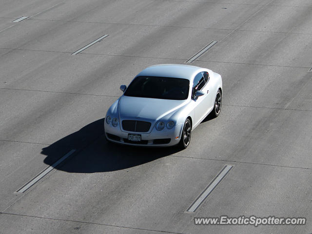 Bentley Continental spotted in Denver, Colorado