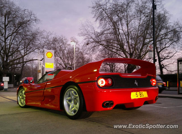 Ferrari F50 spotted in London, United Kingdom