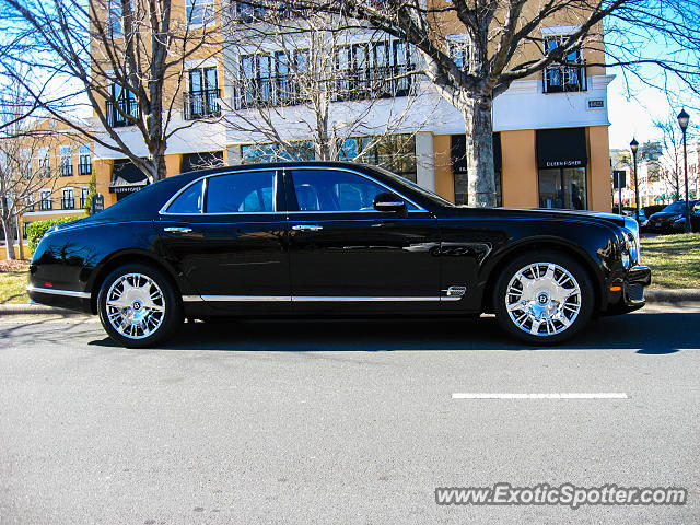Bentley Mulsanne spotted in Charlotte, North Carolina