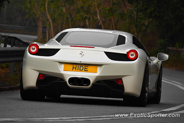Ferrari 458 Italia spotted in Hong Kong, China