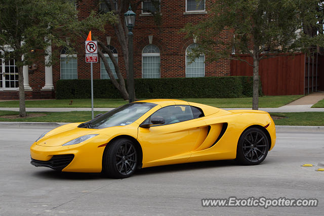 Mclaren MP4-12C spotted in Dallas, Texas