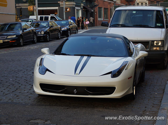 Ferrari 458 Italia spotted in Manhattan, New York