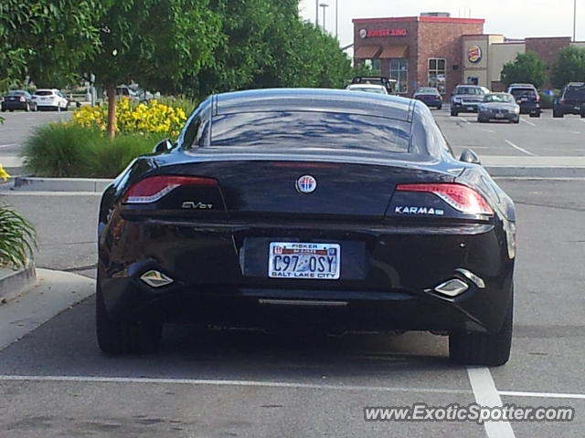 Fisker Karma spotted in Draper, Utah