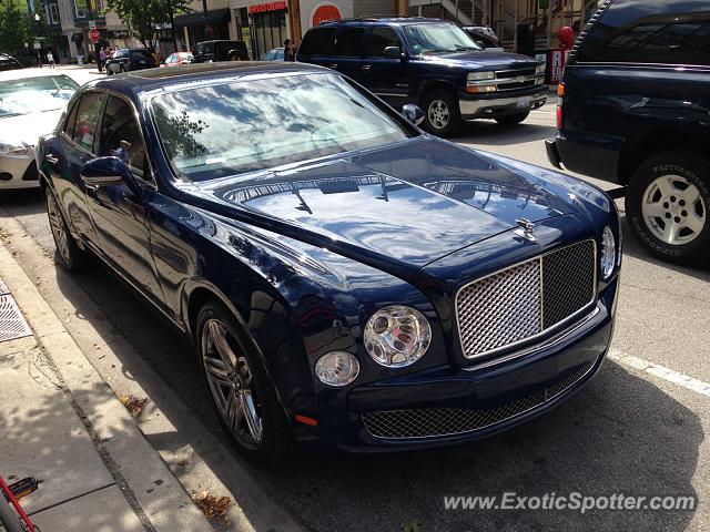 Bentley Mulsanne spotted in Chicago, Illinois
