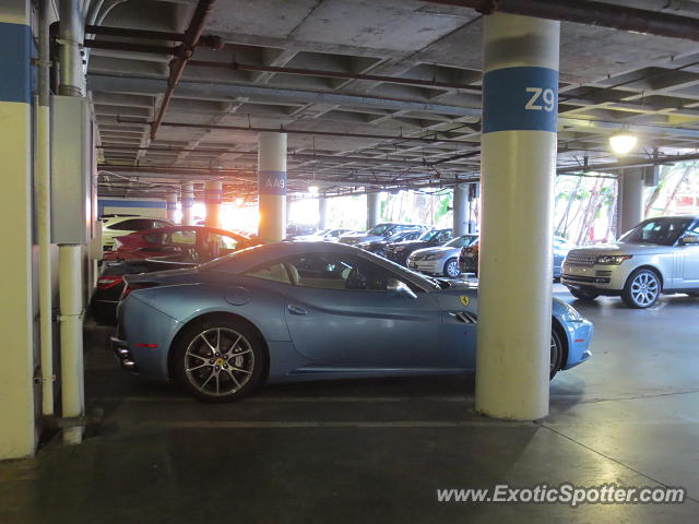 Ferrari California spotted in Los Angeles, California