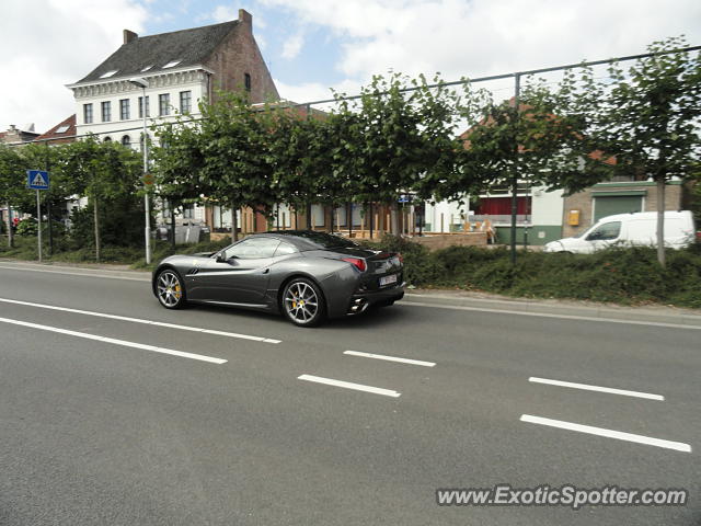 Ferrari California spotted in Sas Van Gent, Netherlands
