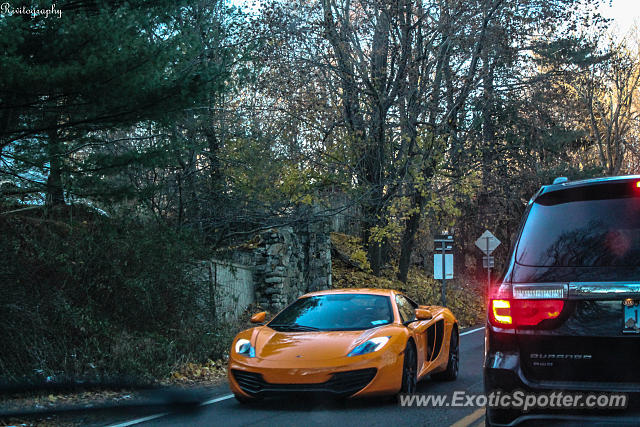 Mclaren MP4-12C spotted in South Salem, New York