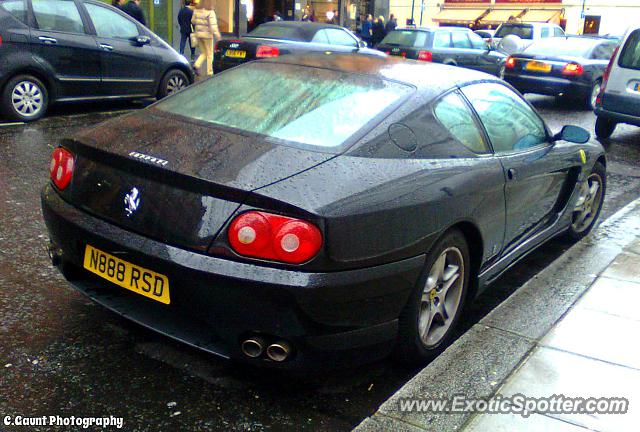 Ferrari 456 spotted in London, United Kingdom