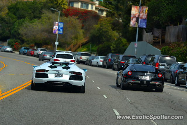 Ferrari F12 spotted in Malibu, California