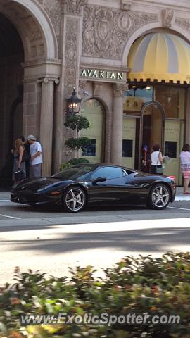Ferrari 458 Italia spotted in Beverly Hills, California