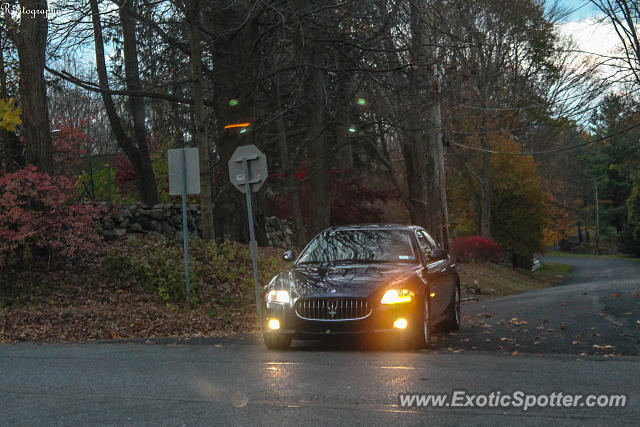 Maserati Quattroporte spotted in Cross River, New York