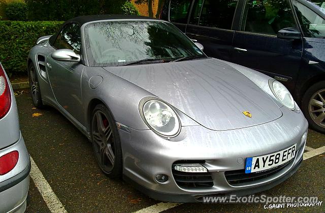 Porsche 911 Turbo spotted in Dogmersfield, United Kingdom