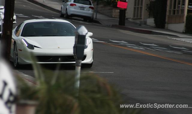 Ferrari 458 Italia spotted in Newport Beach, California
