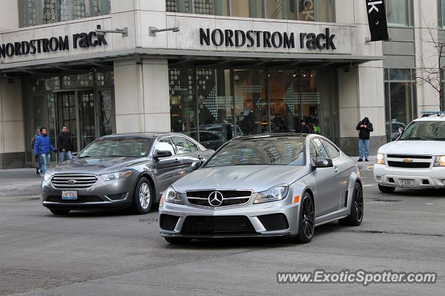Mercedes C63 AMG Black Series spotted in Chicago, Illinois