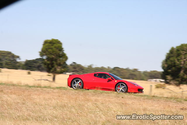 Ferrari 458 Italia spotted in Melbourne, Australia