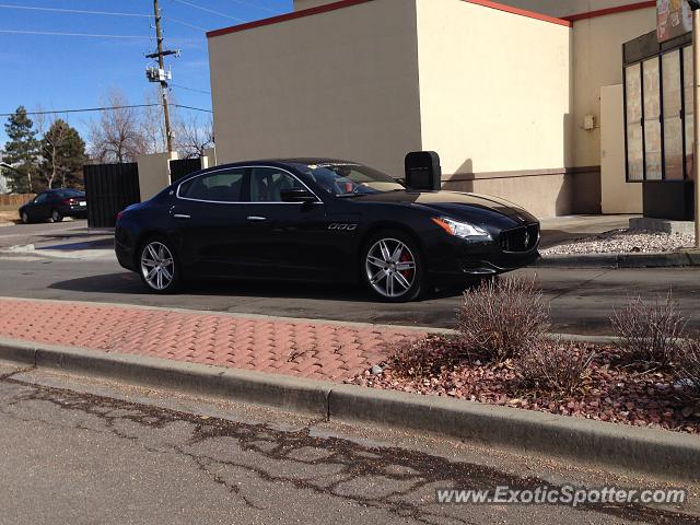 Maserati Quattroporte spotted in Centennial, Colorado