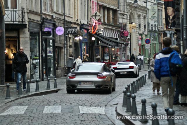 Porsche 911 Turbo spotted in Lille, France
